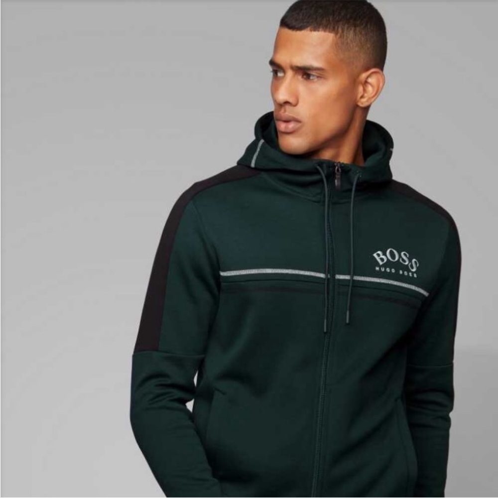 NWT’s Hugo Boss Full Zip Hoodie Men’s Size Medium